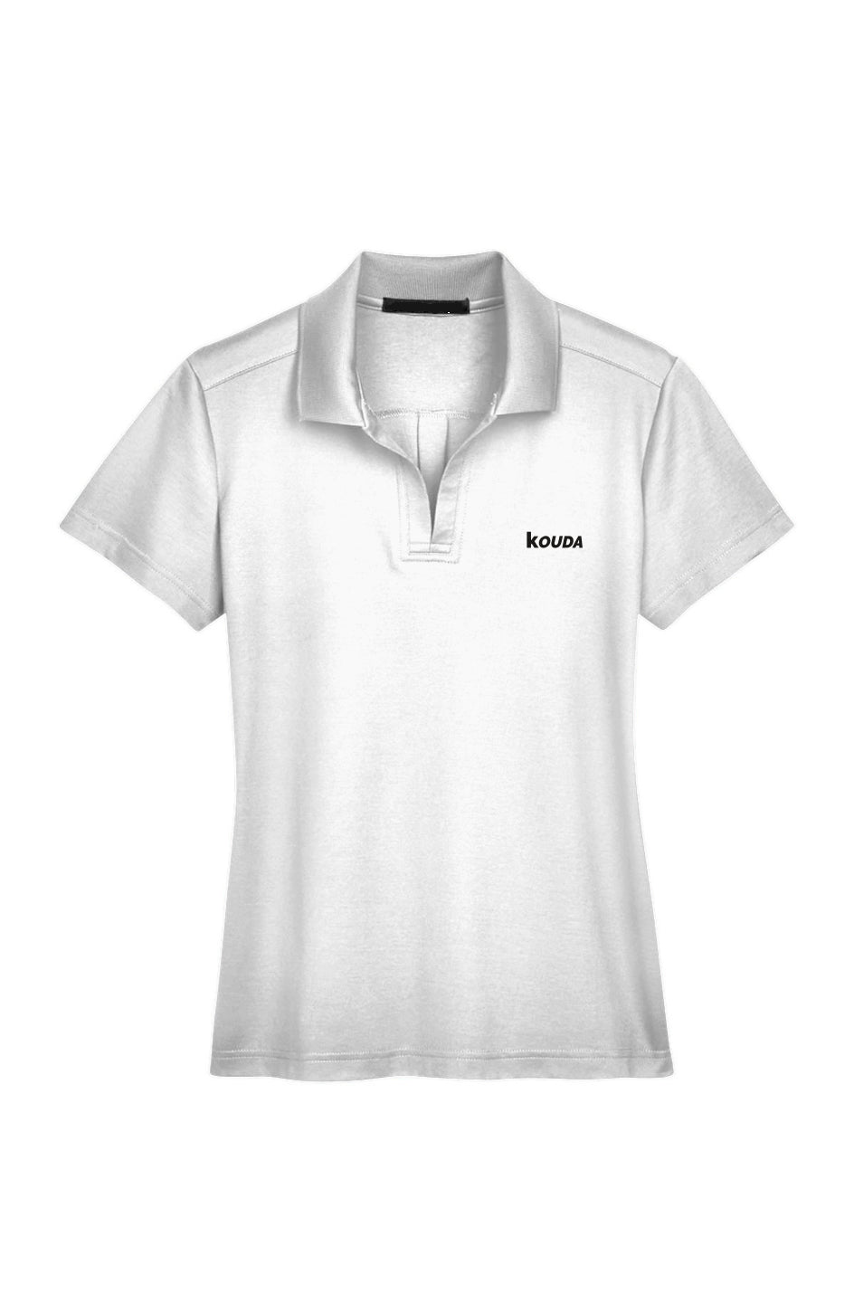 Performance Ladies' Plaited White Polo