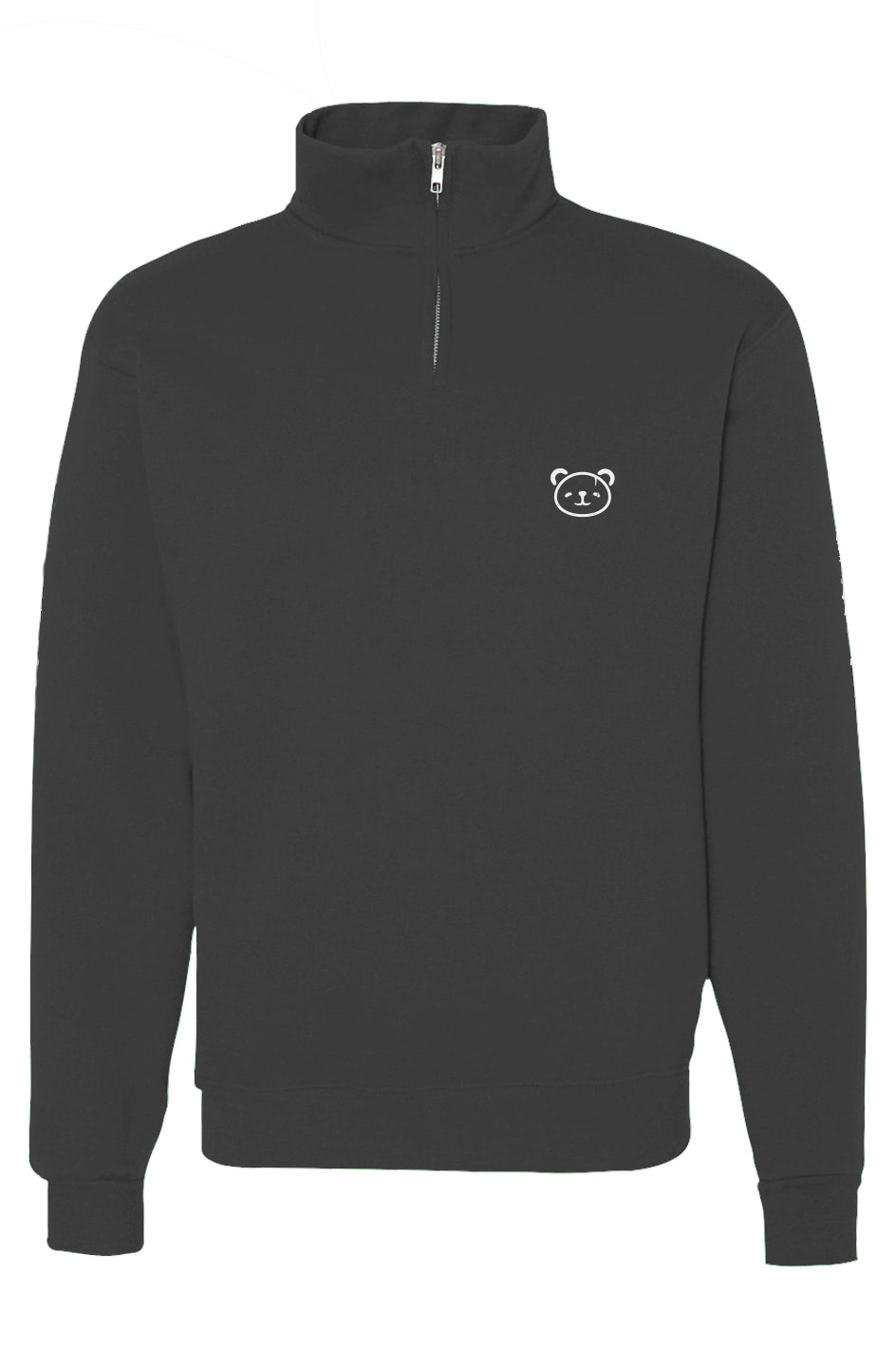 Cadet Collar Quarter-Zip Sweatshirt