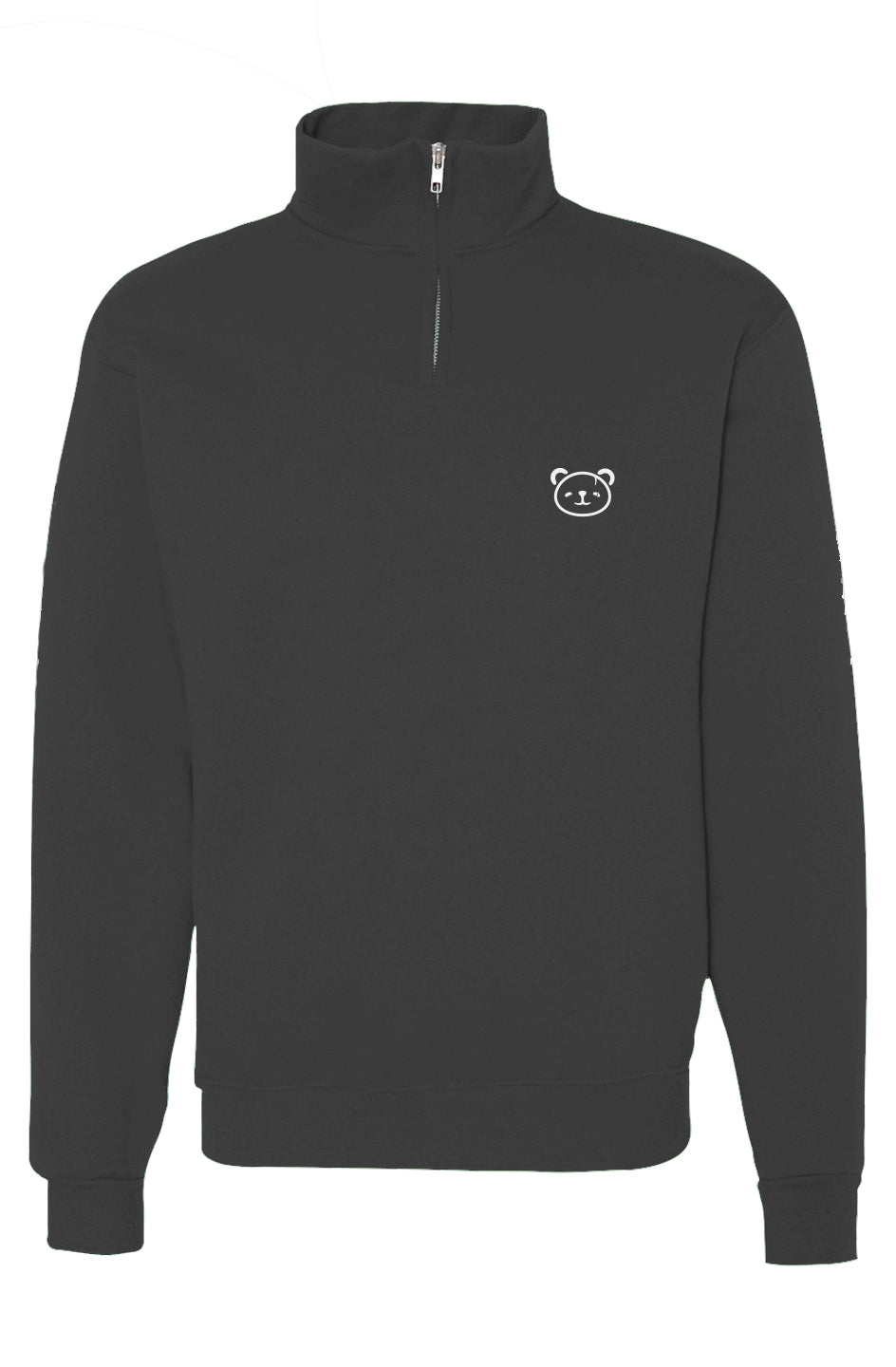 Cadet Collar Quarter-Zip Sweatshirt
