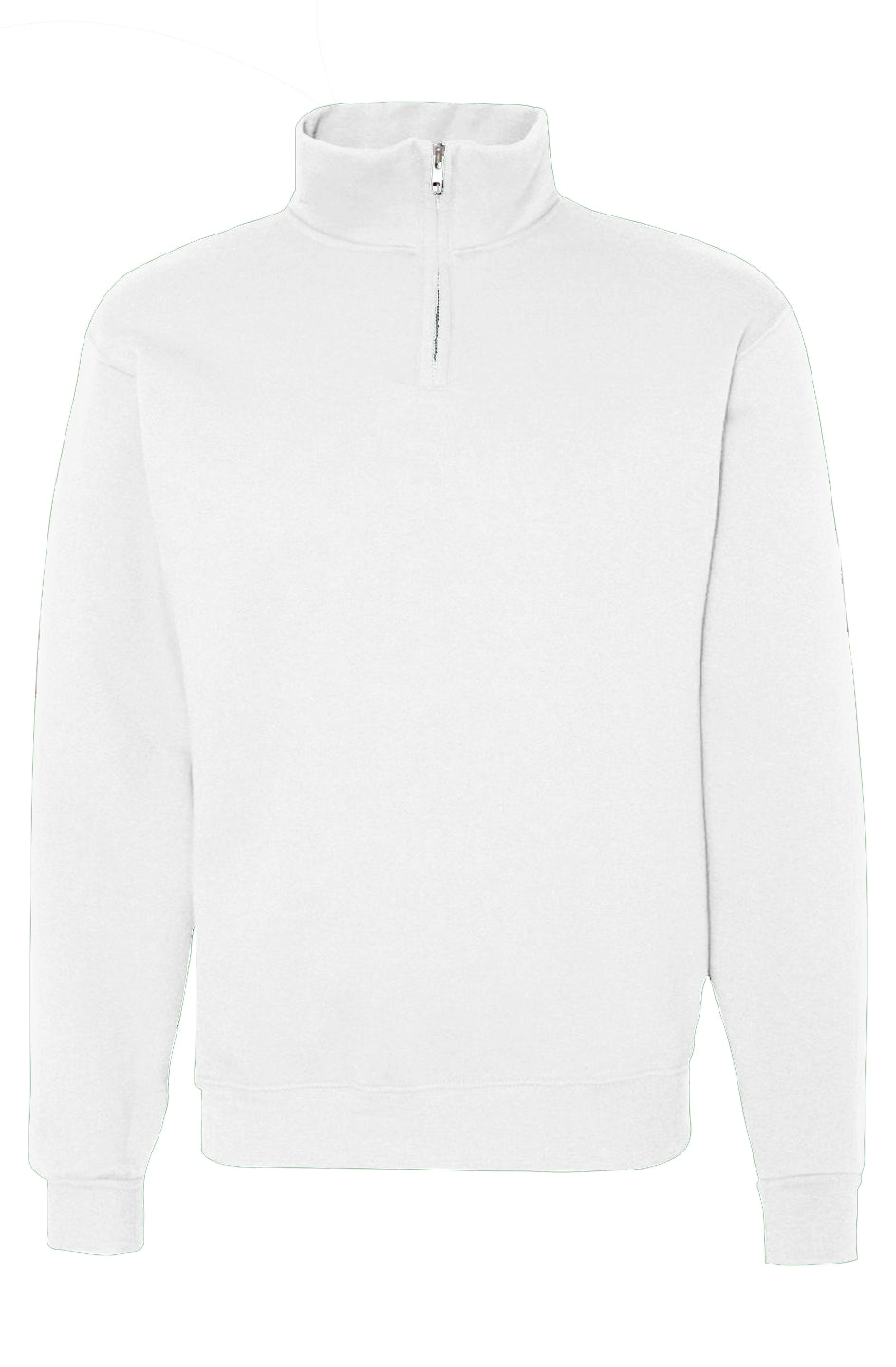 Cadet Collar Quarter-Zip Sweatshirt