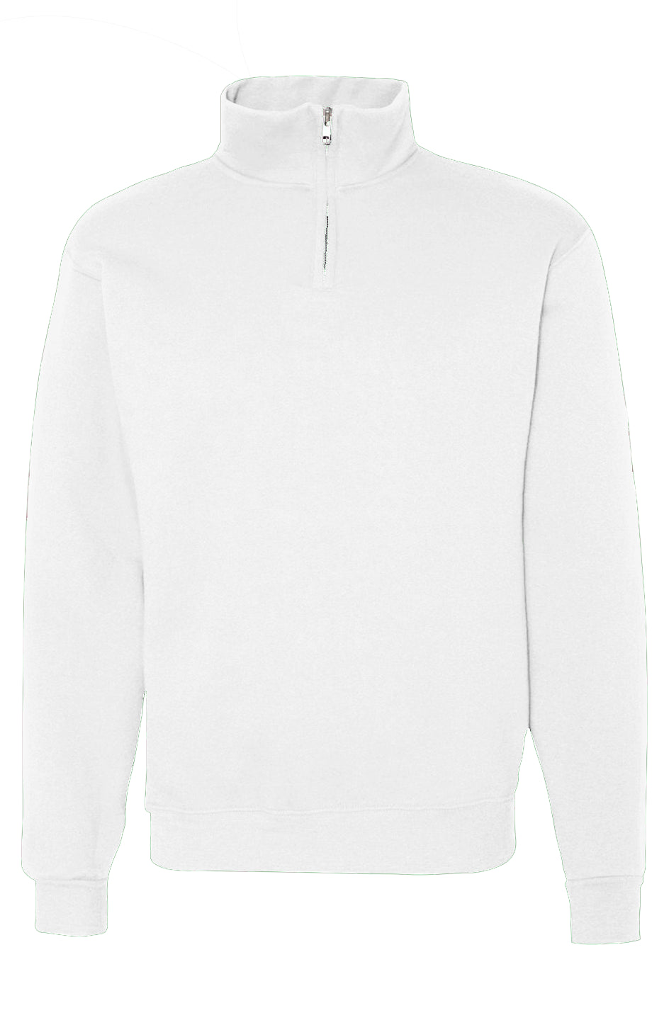 Cadet Collar Quarter-Zip Sweatshirt