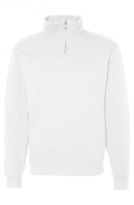 Cadet Collar Quarter-Zip Sweatshirt