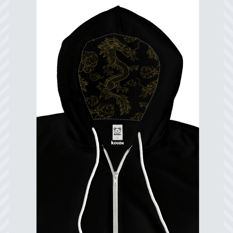 Chinese New Year - Dragon Hoodie Zip - KOUDA