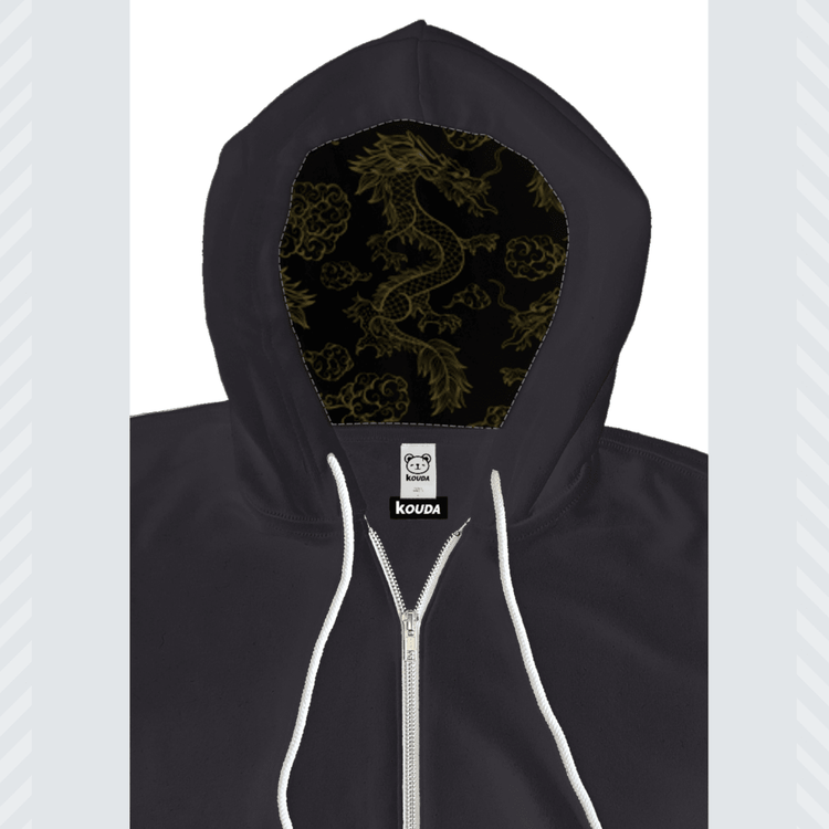 Chinese New Year - Dragon Hoodie Zip - KOUDA