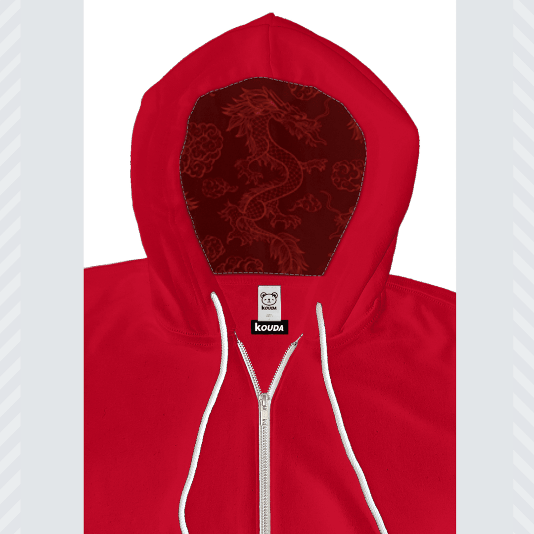 Chinese New Year - Dragon Hoodie Zip - KOUDA