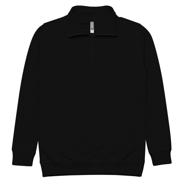 Fleece Pullover | Logo - Black - KOUDA
