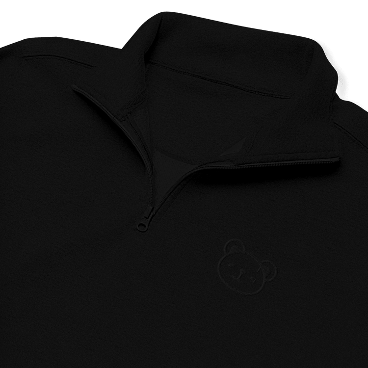Fleece Pullover | Logo - Black - KOUDA