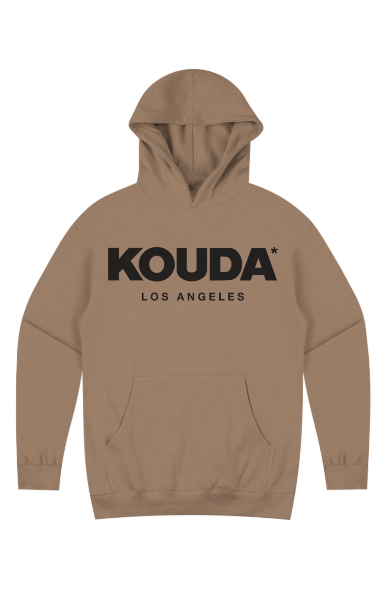 KOUDA Box Hoodie — Boxy Fit Heavyweight Pullover | White · Bone · Latte - KOUDA