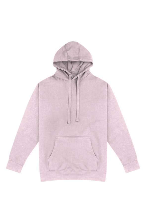 KOUDA Heavyweight Pullover Hoodie — Washed Fleece | Black · White · Charcoal · Sky Blue · Pink - KOUDA