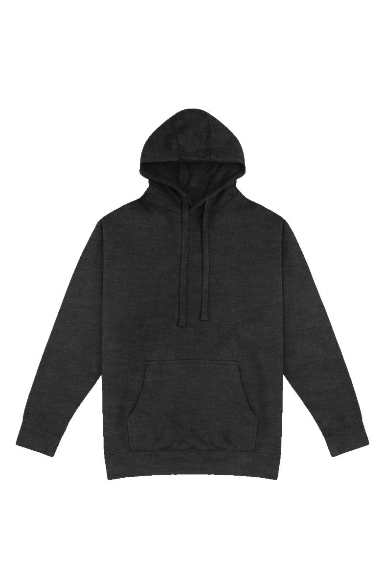 KOUDA Heavyweight Pullover Hoodie — Washed Fleece | Black · White · Charcoal · Sky Blue · Pink - KOUDA