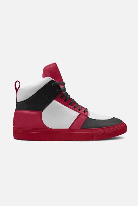 KOUDA RETRO R — Handmade Italian Leather High Top - KOUDA