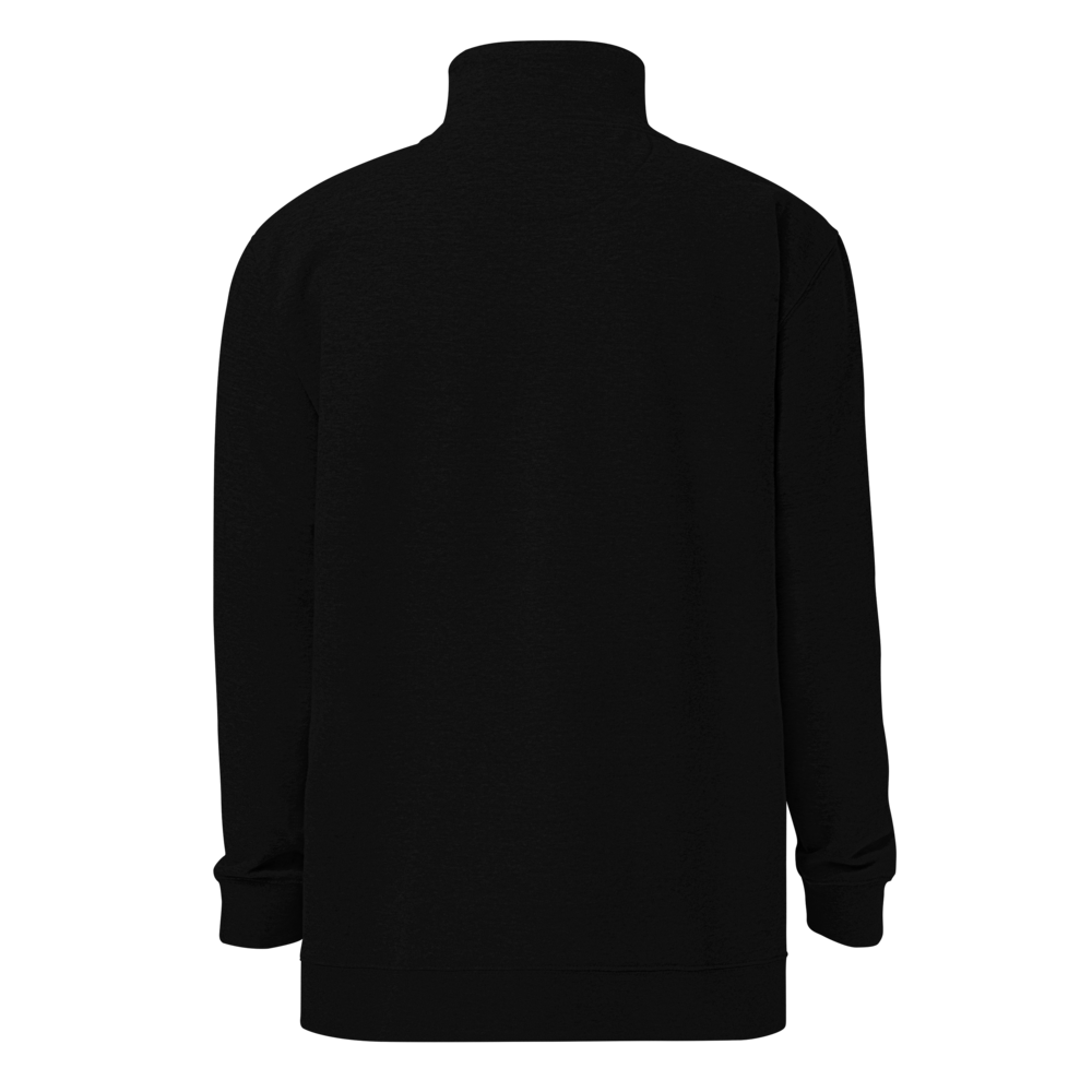 Unisex Fleece Pullover 1 | Logo White Sweatshirt | KOUDA