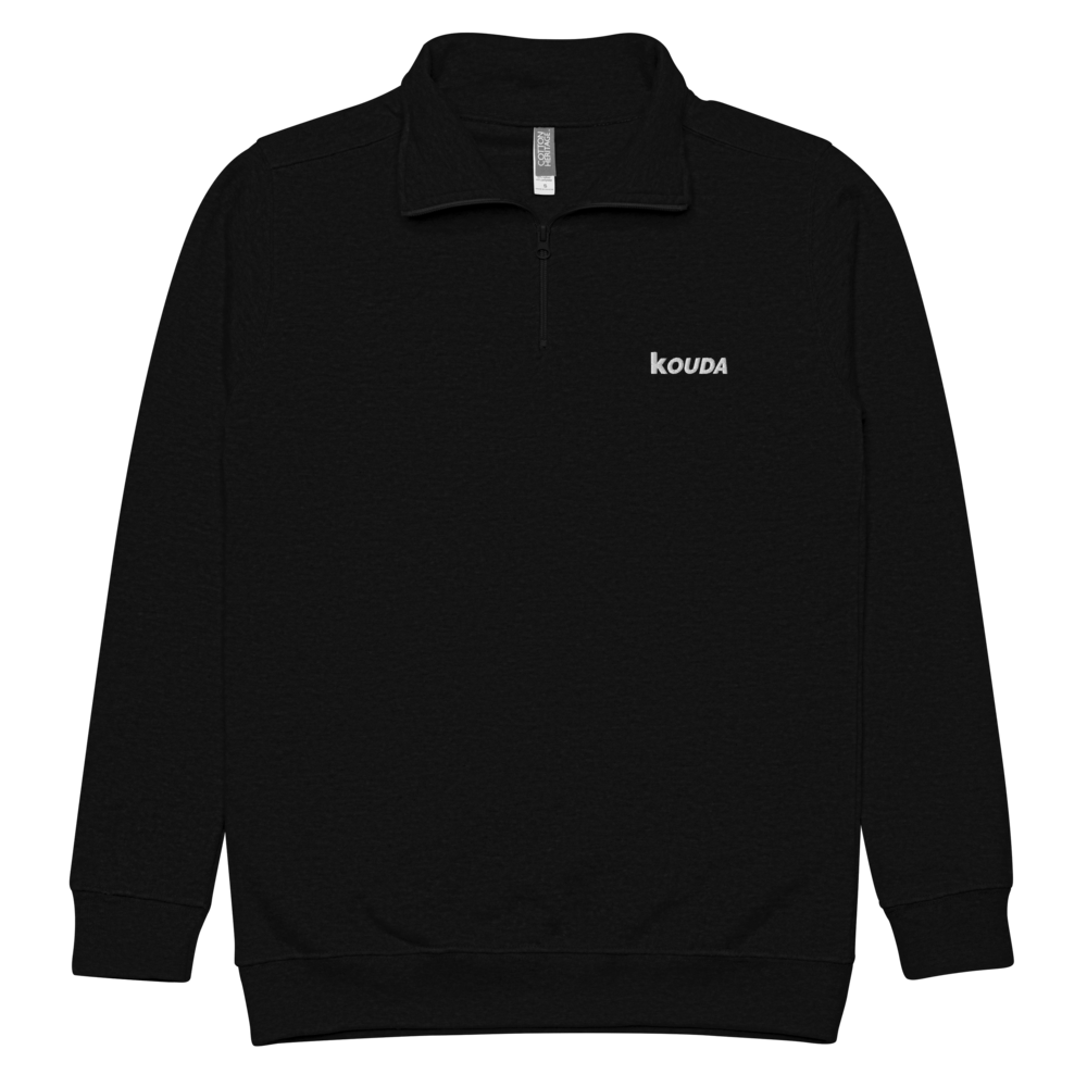 Fleece Pullover | WordMark - White