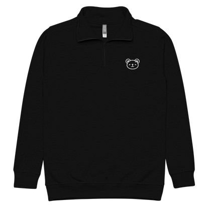 Fleece Pullover | Logo - White