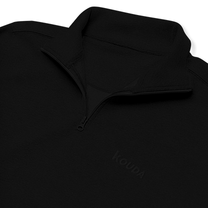 Fleece Pullover | WordMark - Black