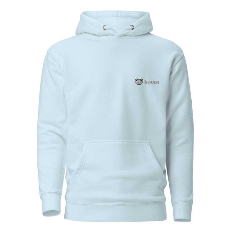 KOUDA Logo Color Front Stitch Hoodie — Front View | Streetwear Hoodie