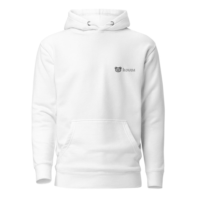 KOUDA Logo Color Front Stitch Hoodie — Front View | Streetwear Hoodie